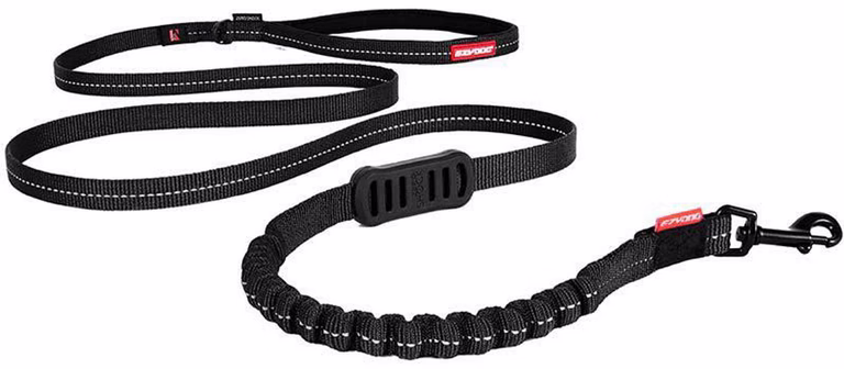 EZYDOG KOPPEL ZERO SHOCK LITE 180CM SVART