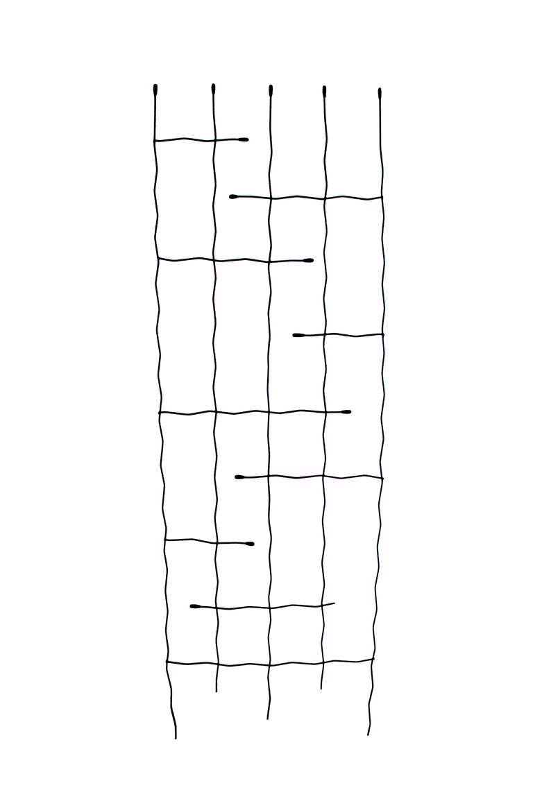 Metal Trellis w Leaves