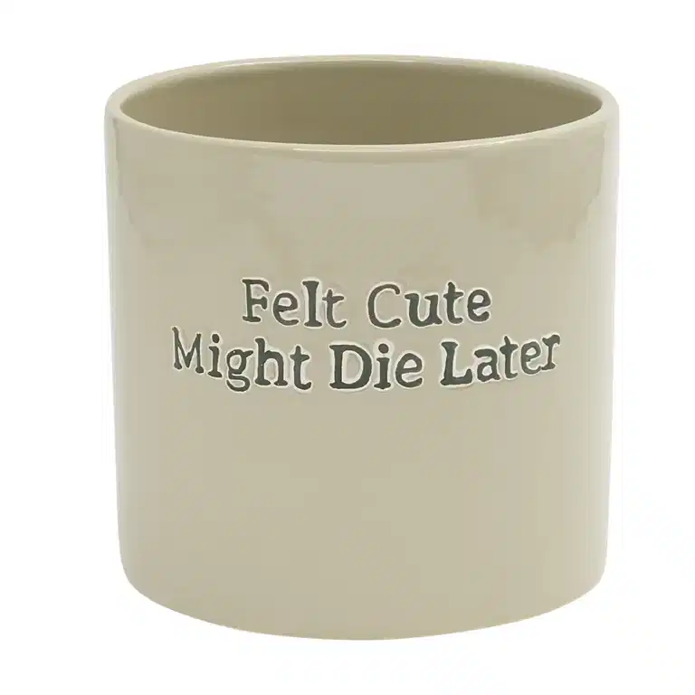 Pot Felt Cute Might Die Later