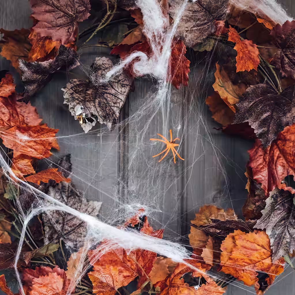 Pynta entrén inför Halloween - kuslig stämning med enkla medel 