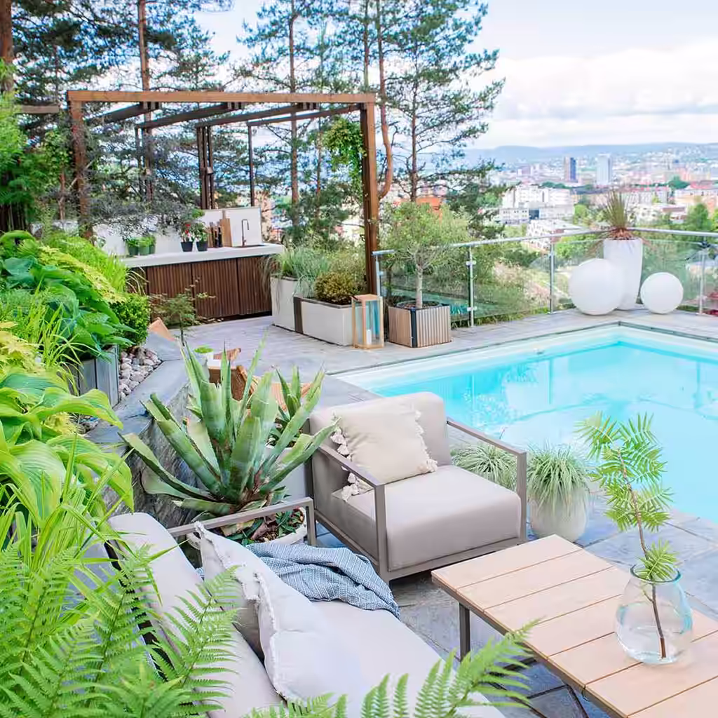 Trädgårdsbesök: Nordisk och minimalistisk stil hos Hanne 