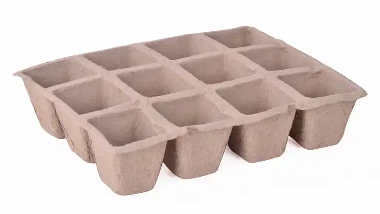 Square Fibre Pot 12 Cell