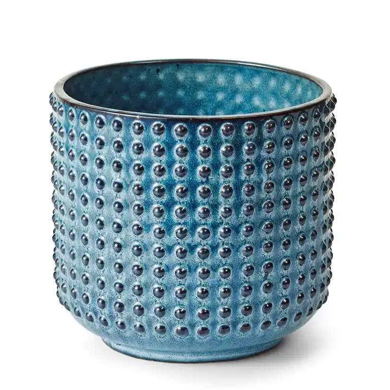 Stella pot D17,5 blue