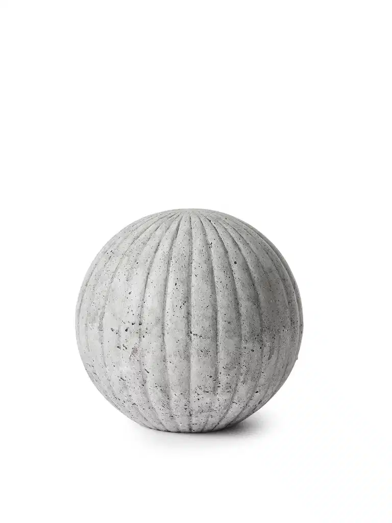Cement ball striped D15 grey