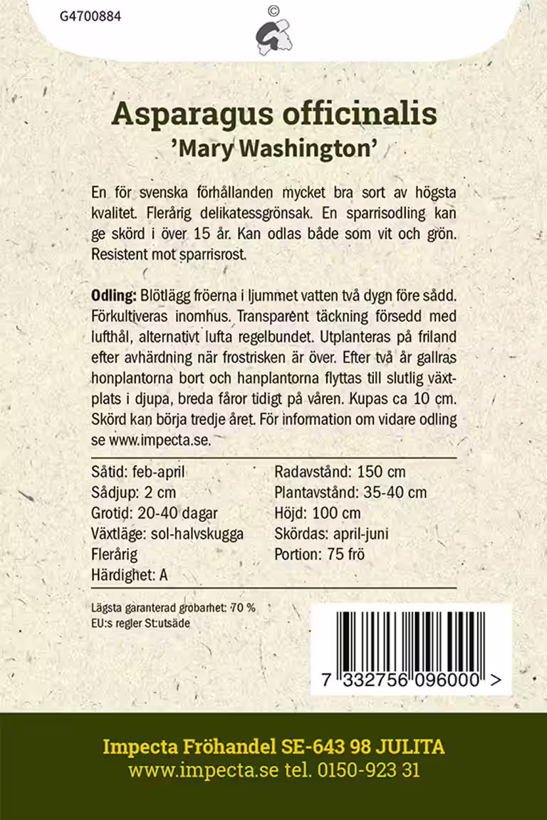 Sparris 'Mary Washington'