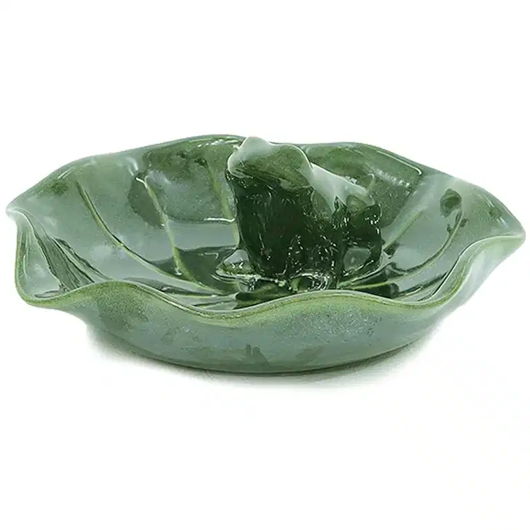 Froggy bird bath D30 green
