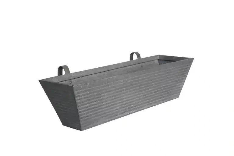 Crewe balcony box zinc L60 grey
