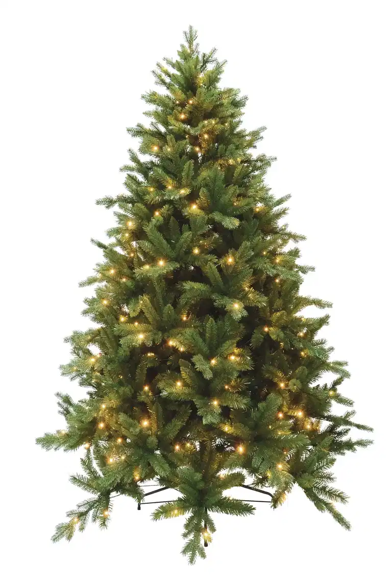 Konstgran Hovden med LED-belysning