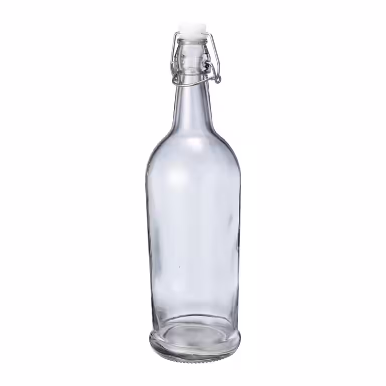 Glasflaska med kork