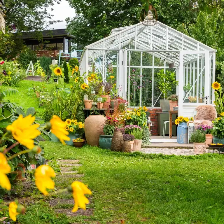 Trädgårdsbesök: Krukmani i Annikens sensommarträdgård i Holmestrand