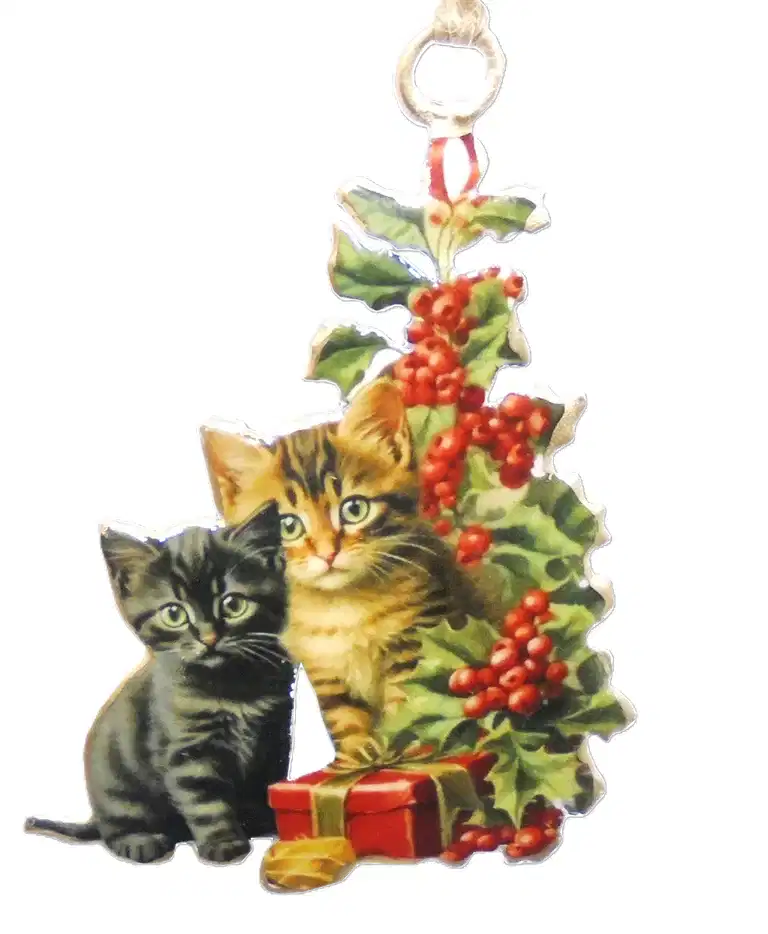 Ornament Cats with tree