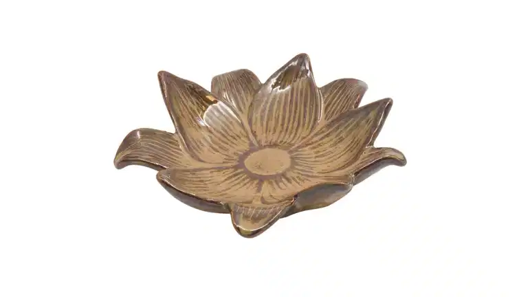 Floral Plate Ceramic D16x4,5cm