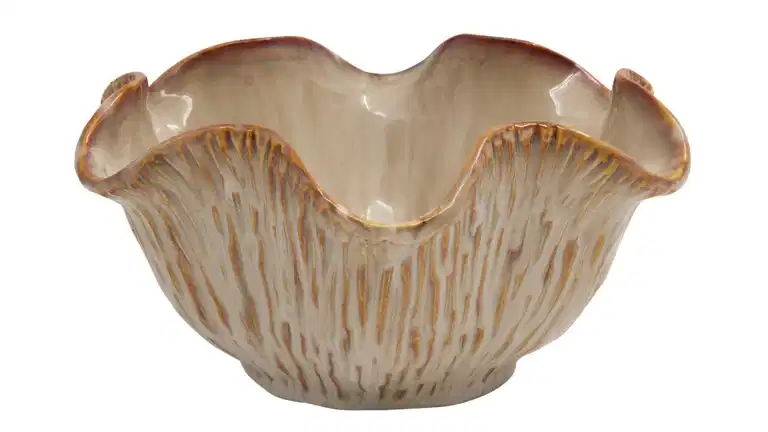 Floral Bowl Ceramic D24,4x11,5cm