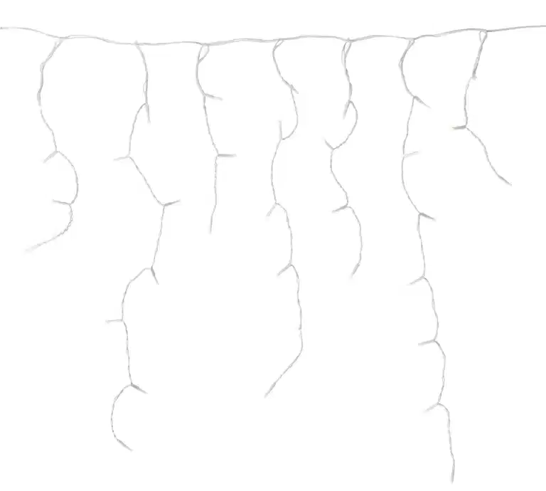 Ljusslinga Istappar Transparent Complete