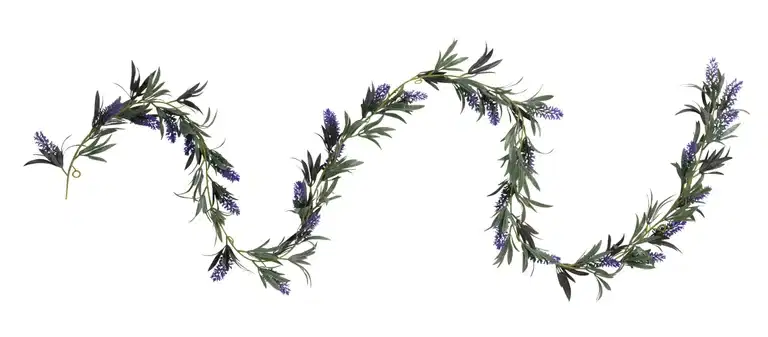 Lavendelgirlanger konstgjorda