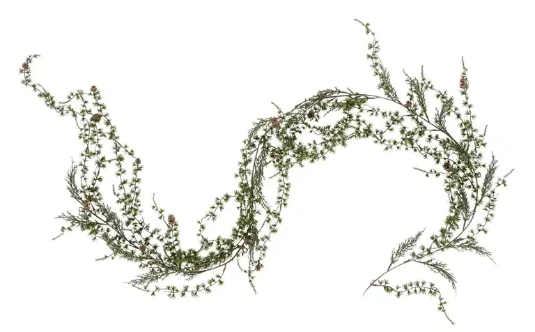 Winter garland L180 green