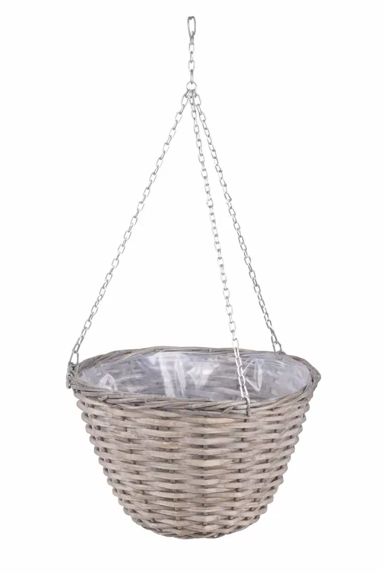 Edith hanging basket D31 grey