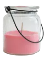  Candle glass jar Lilje