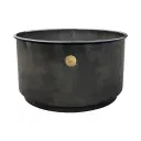 K&C metal bowl D40 grey