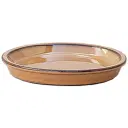K&C ceramic saucer D28 mustard