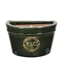 K&C ceramic wall pot D26 green