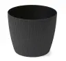 Lisse eco pot D21,5 black