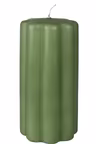 Pillar candle Flowery