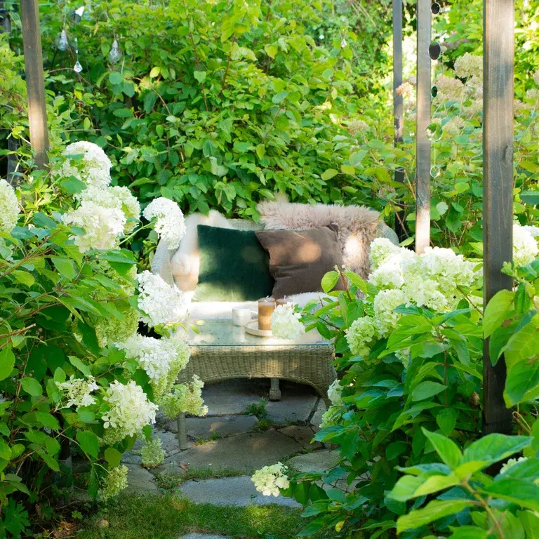 Trädgårdsbesök: Höst i Mettes romantiska trädgård