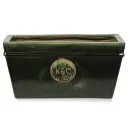 K&C ceramic planter L45 green