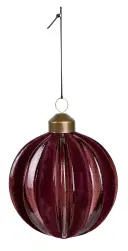 Julgranskula Velvet ribbed