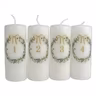 Wreath med adventsljus