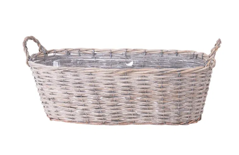 Edith basket L65 grey