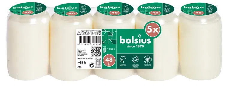 OIL CANDLE 48H 5 pcs