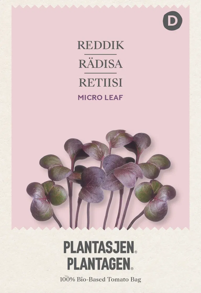 Radish Daikon Red - 5 g Microgreens