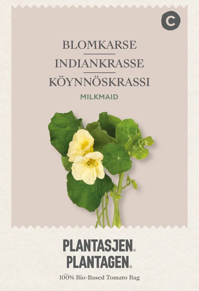 Tropaeolum majus Milkmaid - 2,5 g