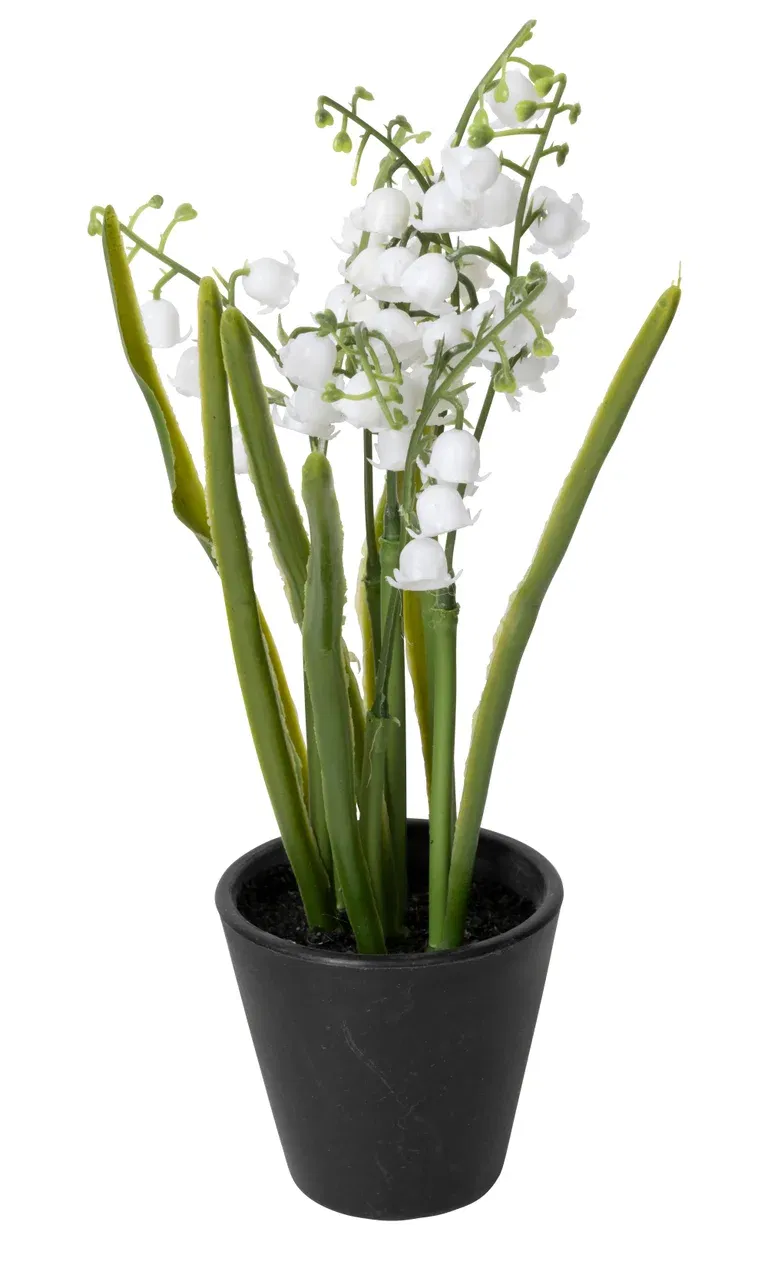 Liljekonvalj i kruka konstgjord