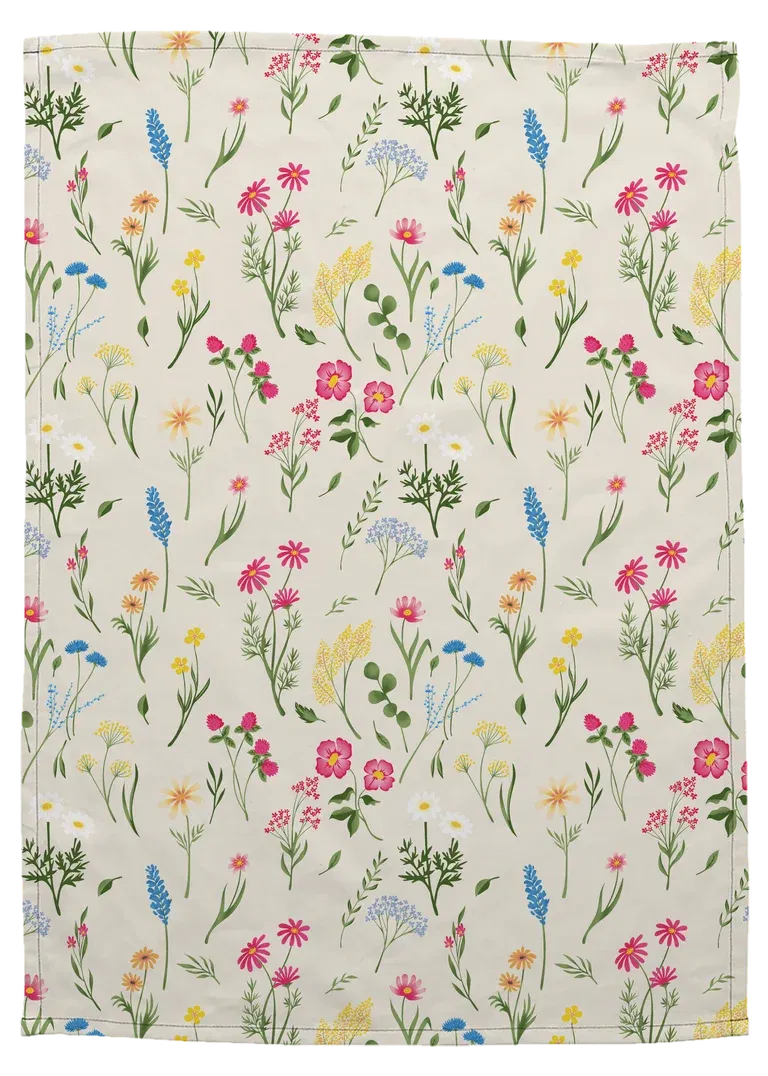 K&C Kitchen Towel Flowers