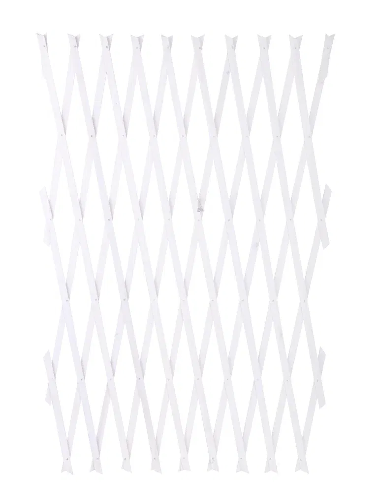 Riveted Wooden Trellis White
