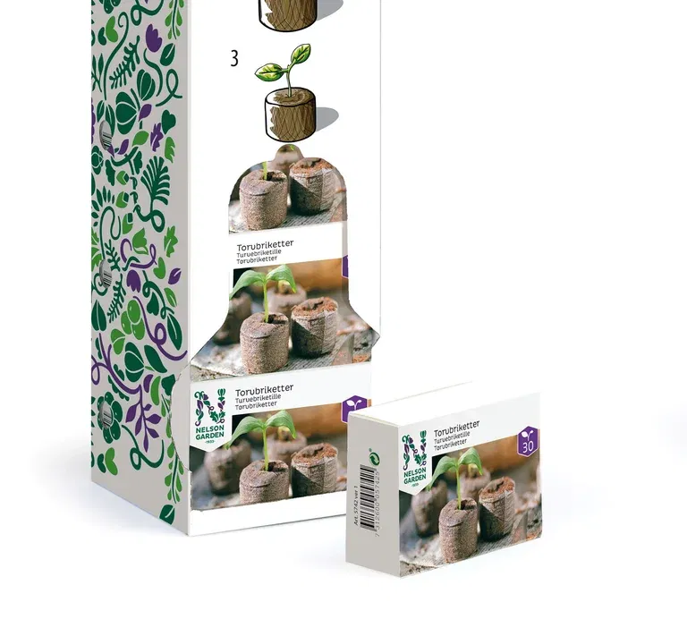 Torvbriketter för sådd 30 st