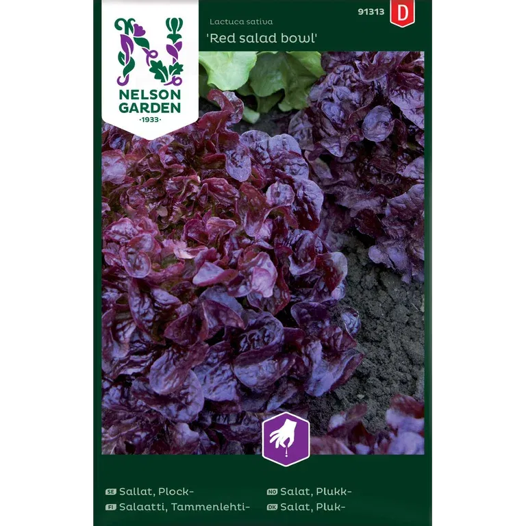 Plocksallat 'Red salad bowl'