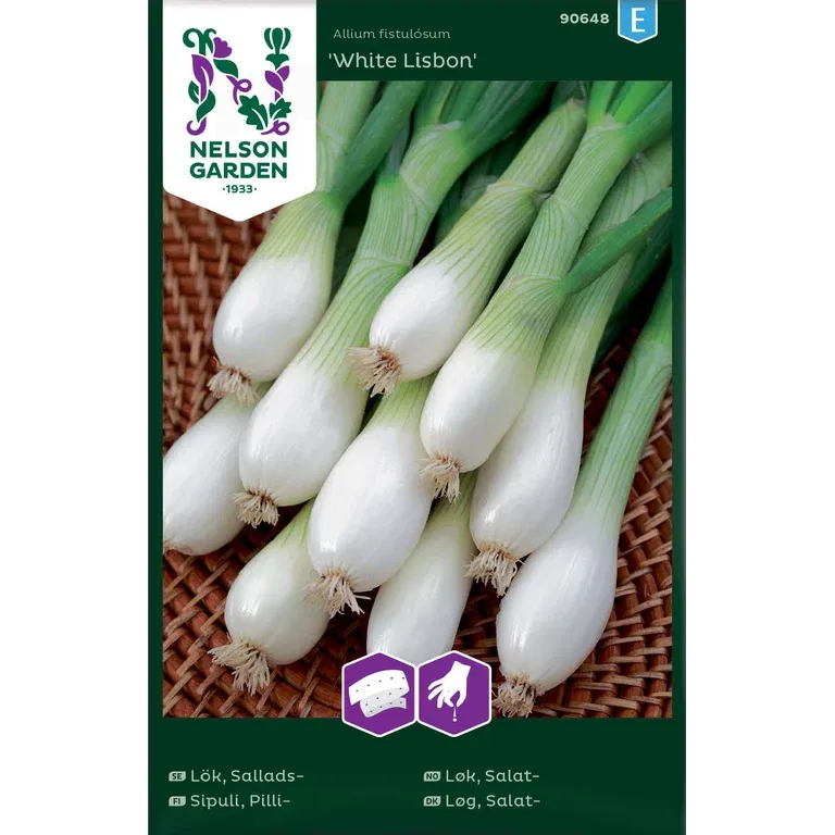 Lök, Sallads-, White Lisbon, s
