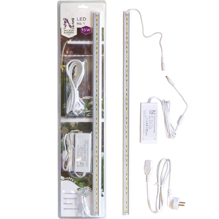 Växtbelysning LED No.1 60cm 15W m.adapter