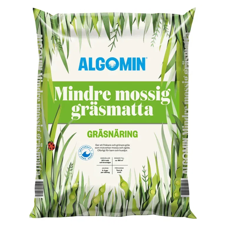 Mindre mossig gräsmatta 6,5 kg