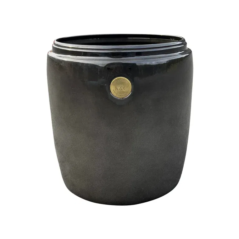 K&C metal pot D25 grey