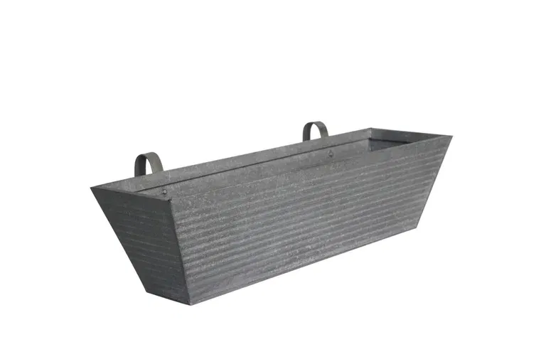 Crewe balcony box zinc L60 grey
