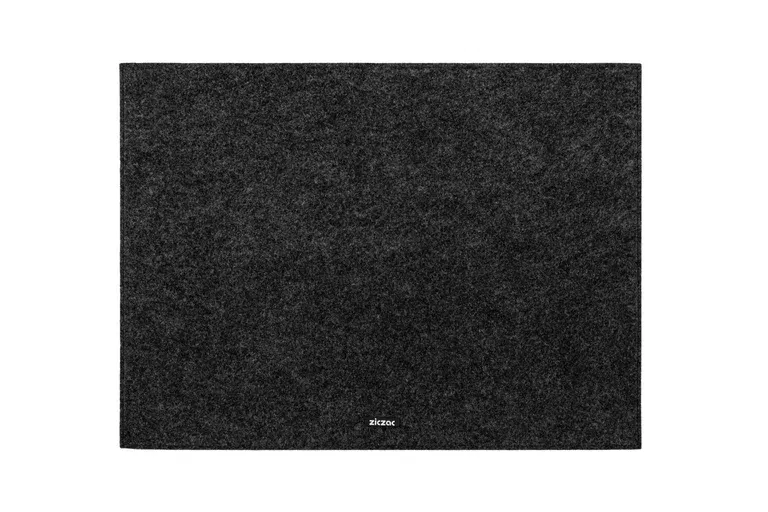 Placemat Recycled Dark Grey 45x33cm