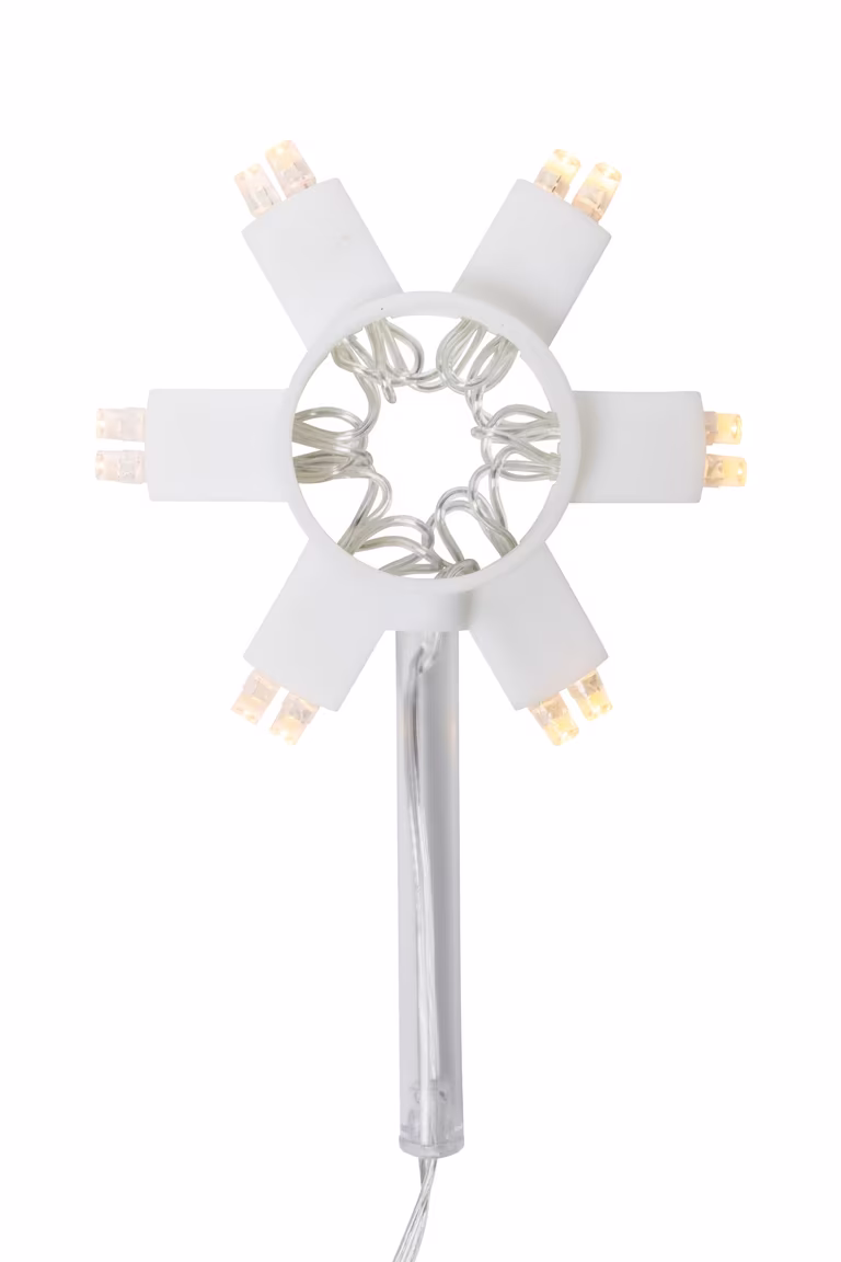 Batteridriven ljuskälla Adventsstjärna