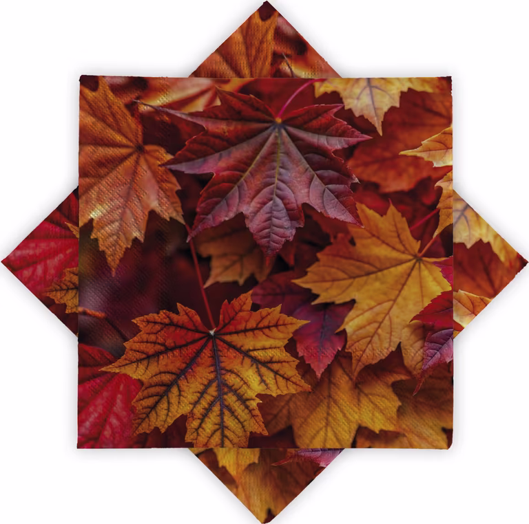 Servett Autumn leaves