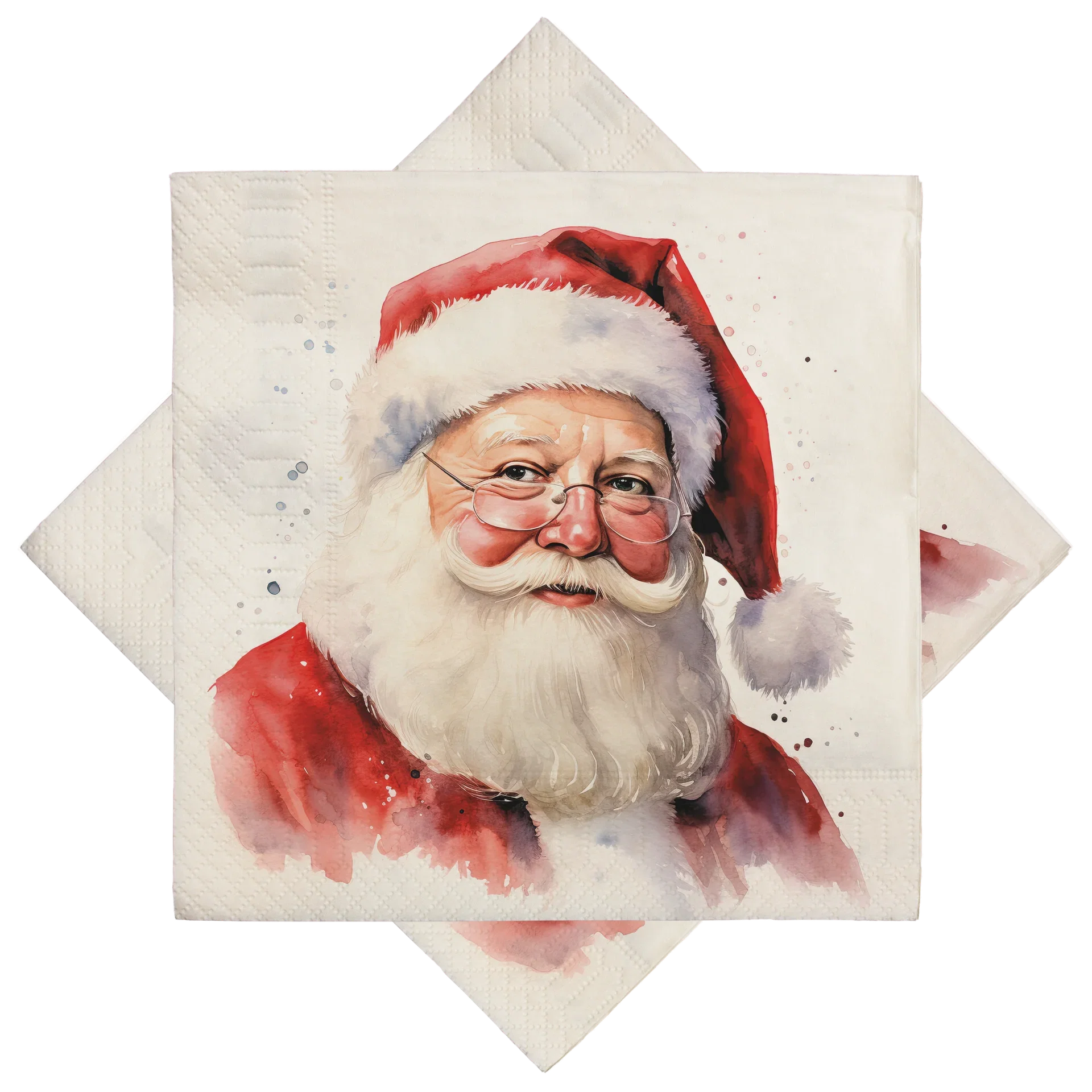  Napkin Santa Claus 