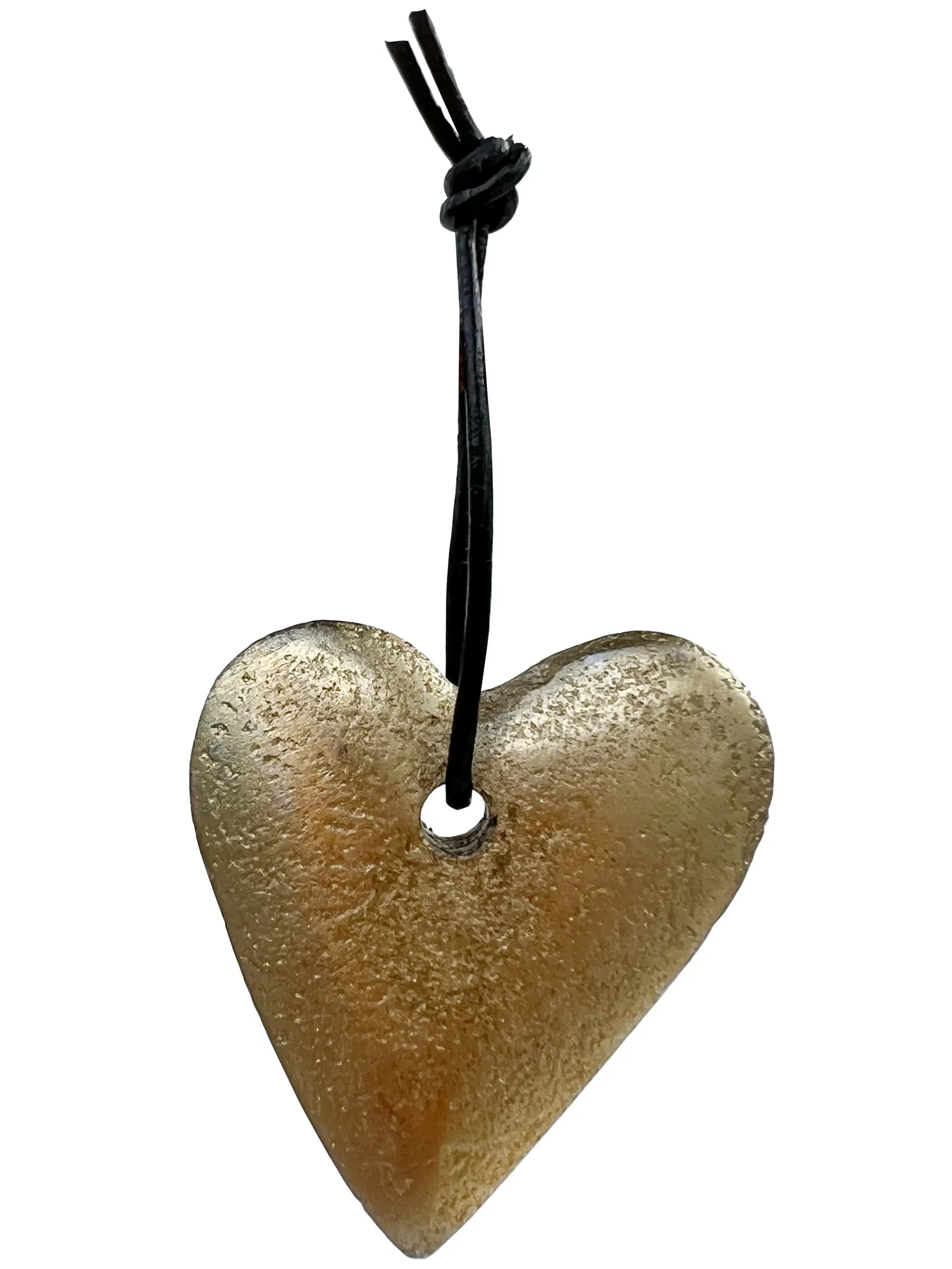 Heart pendant H5 brass